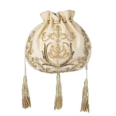 Vesta Potli Champagne Beige