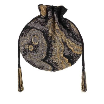 Gemstone Potli Heritage Black