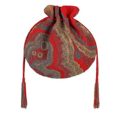 Gemstone Potli Carnelian Red