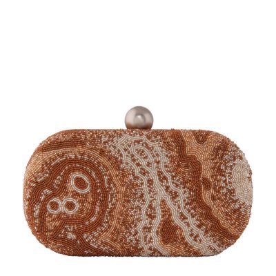 Gemstone Oval Clutch Rose Gold
