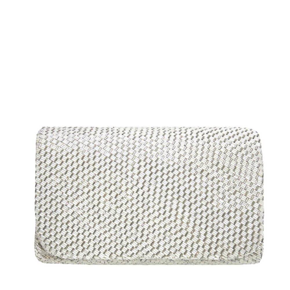 Cesta Flapover Clutch Pristine Ivory