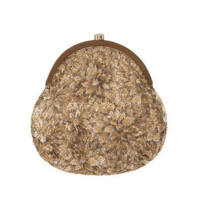 Floret Frame Pouch Peerless Gold