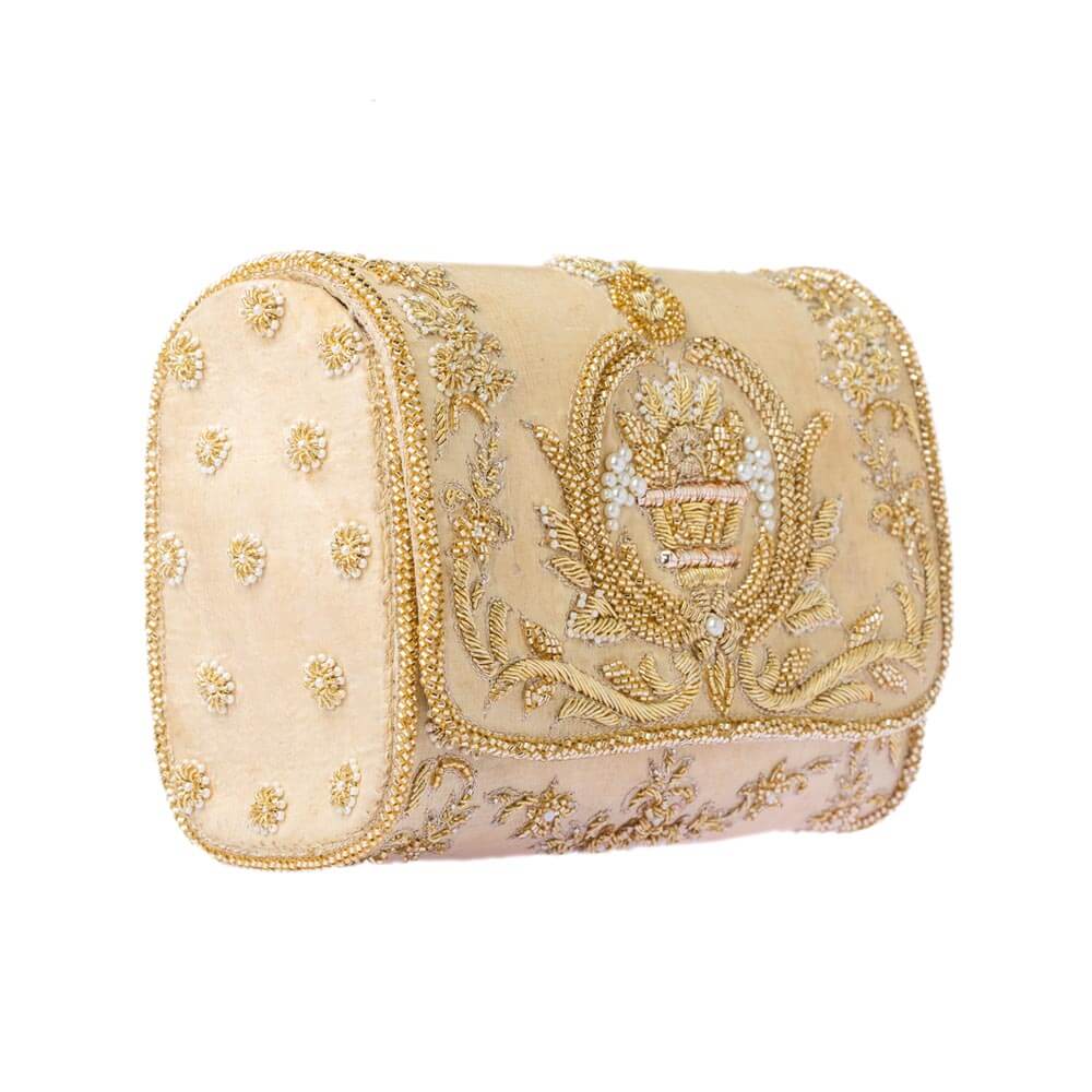 Pandora Flapover Clutch Champagne Beige