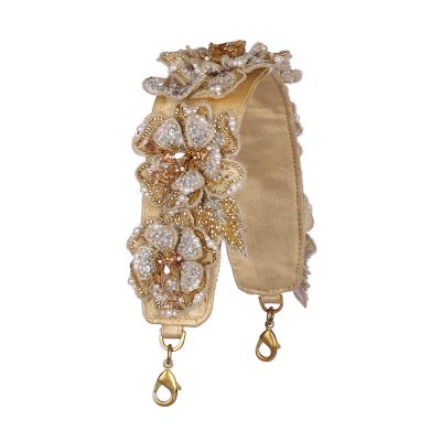 Corsage Handle Peerless Gold Lustrous Silver