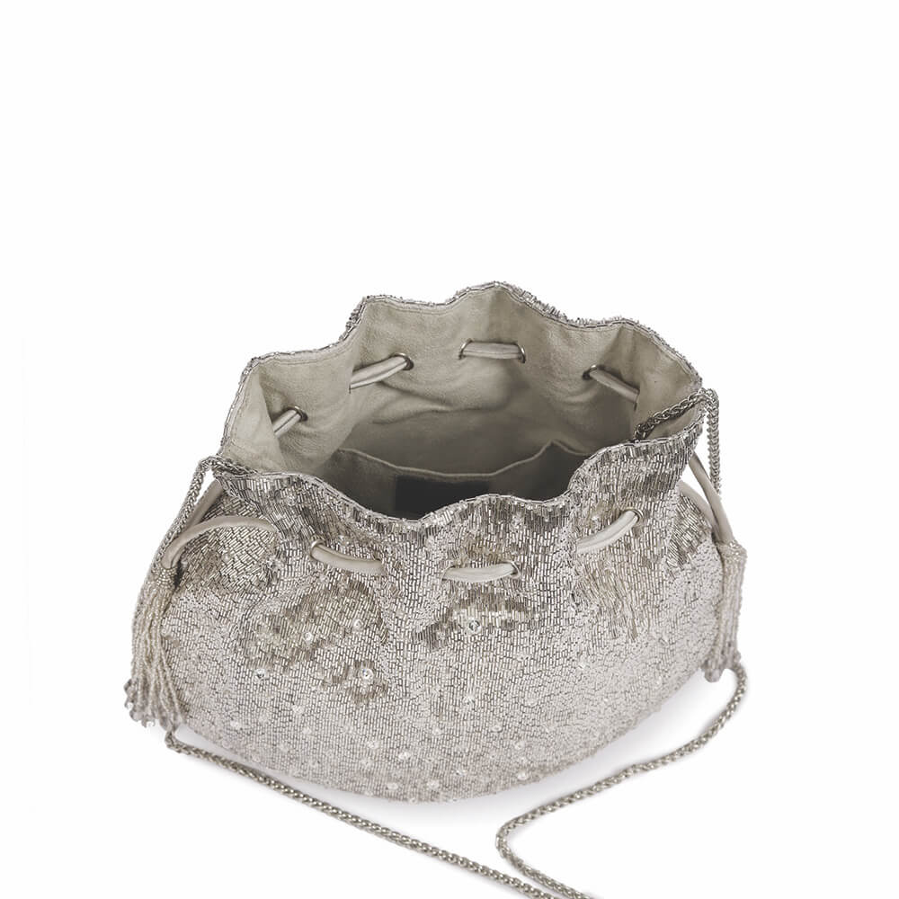 Eclat Potli Lustrous Silver