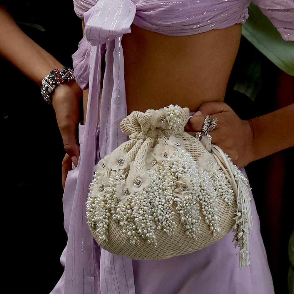 Flain Potli Pristine Ivory