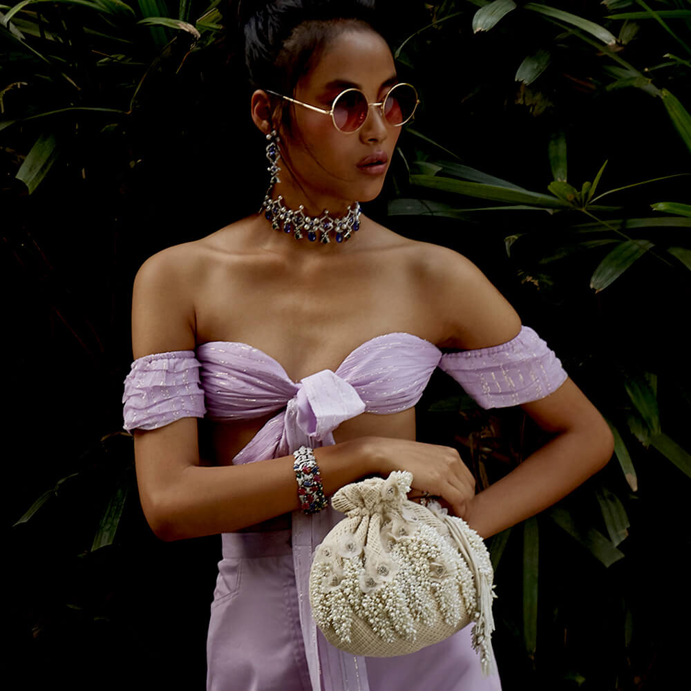 Flain Potli Pristine Ivory