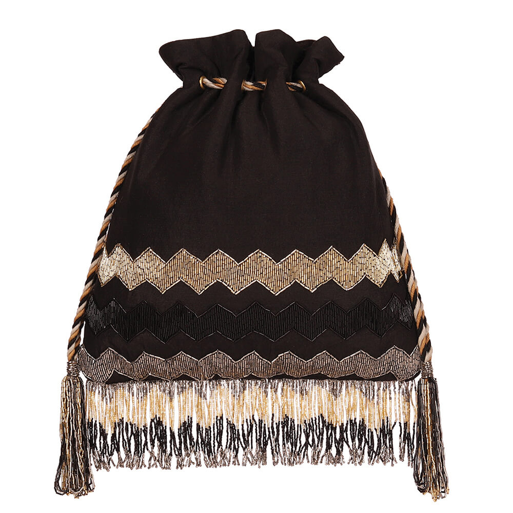 Kaleen Potli Heritage Black