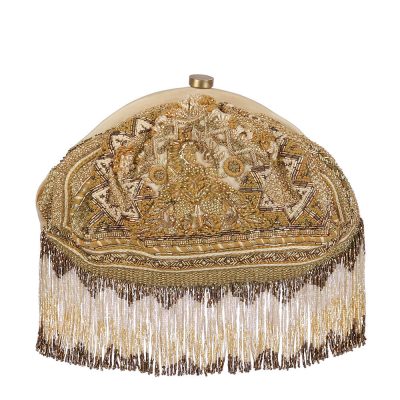 Kaleen Soft Pouch Peerless Gold