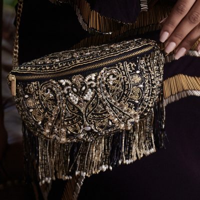 Pashmina Fanny Pack Heritage Black