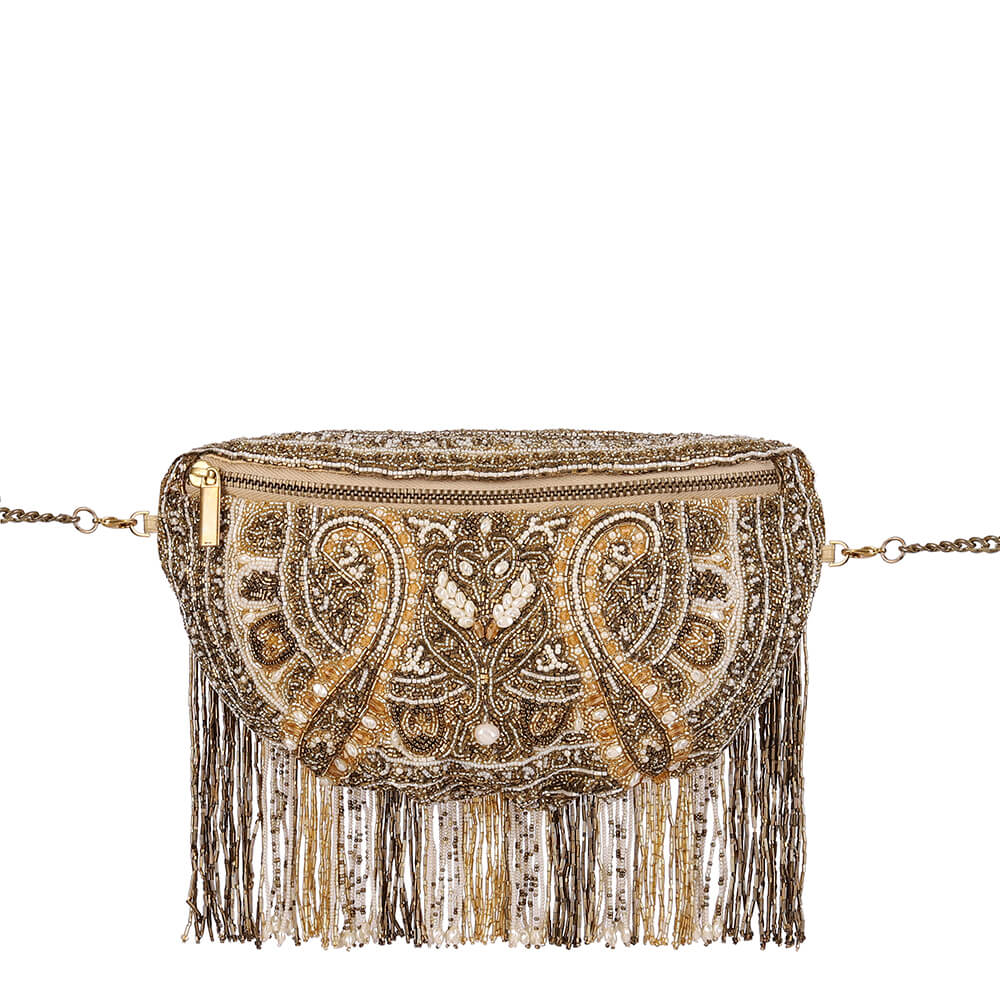 Pashmina Fanny Pack Peerless Gold