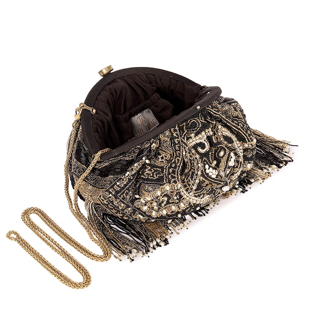 Pashmina Soft Pouch Heritage Black