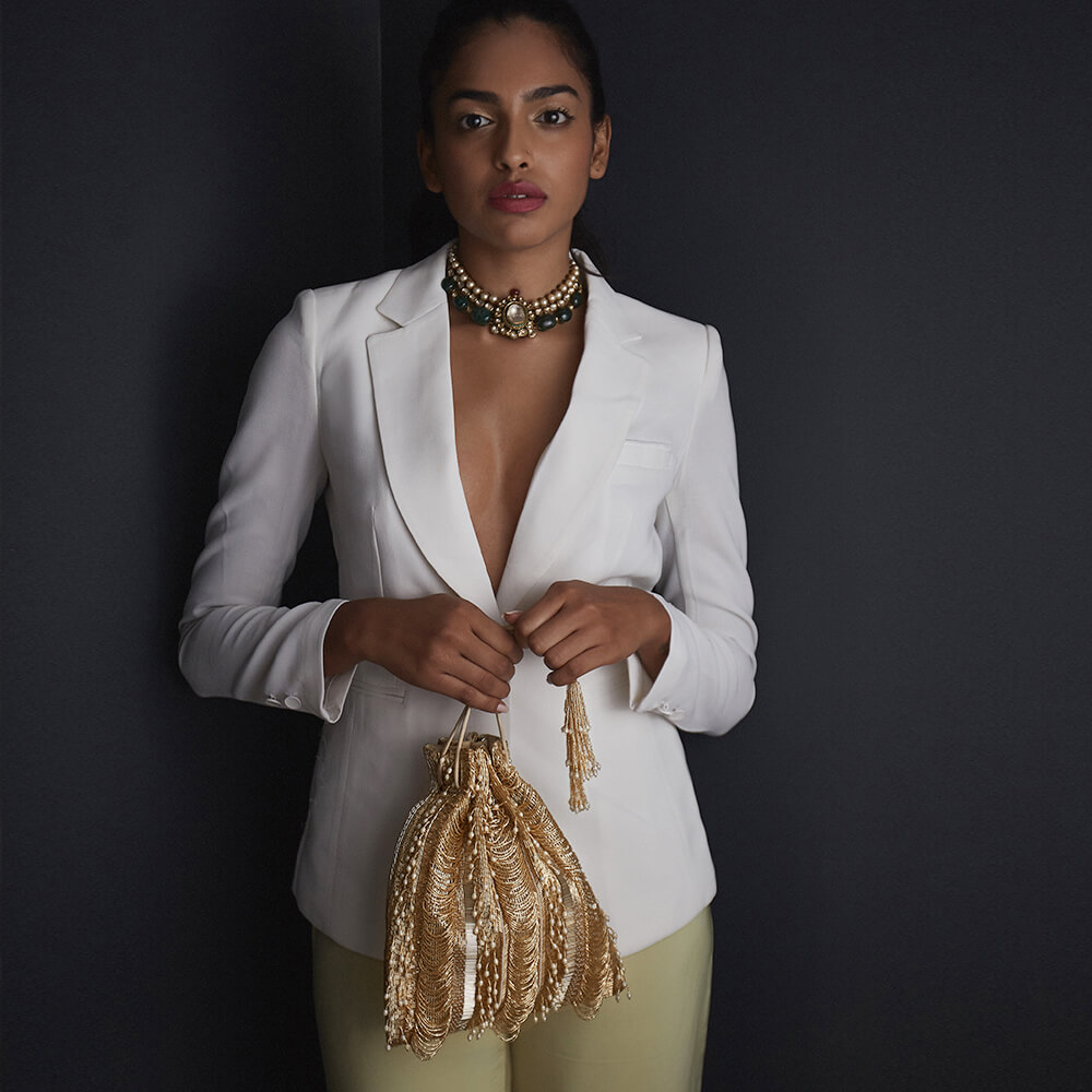 Ruche Potli Peerless Gold