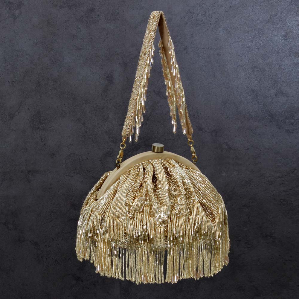 Firante Soft Pouch Peerless Gold With Handle