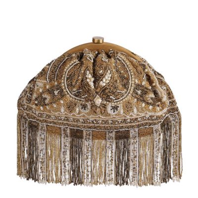 Pashmina Soft Pouch Peerless Gold