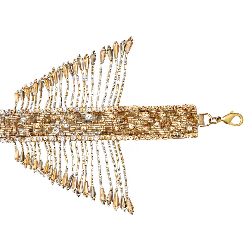 Eclat Handle Peerless Gold Lustrous Silver