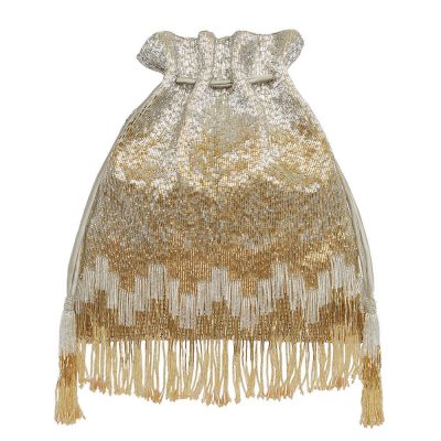 Firante Potli Peerless Gold Lustrous Silver