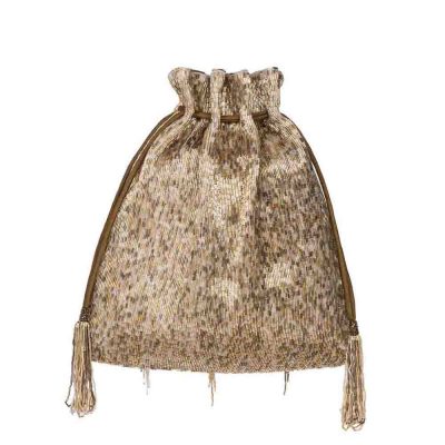 Amber Potli Peerless Gold With Handle