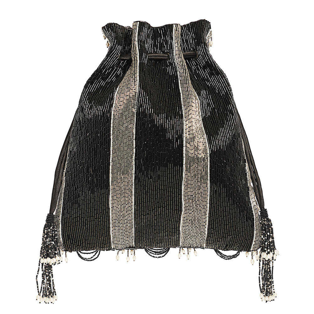 Ruche Potli Heritage Black