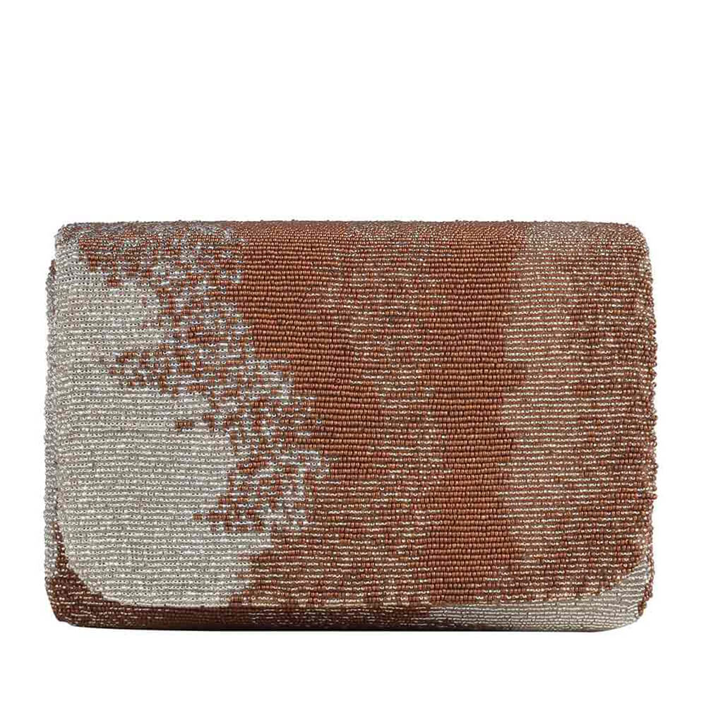 Osmetic Flapover Clutch Rose Gold
