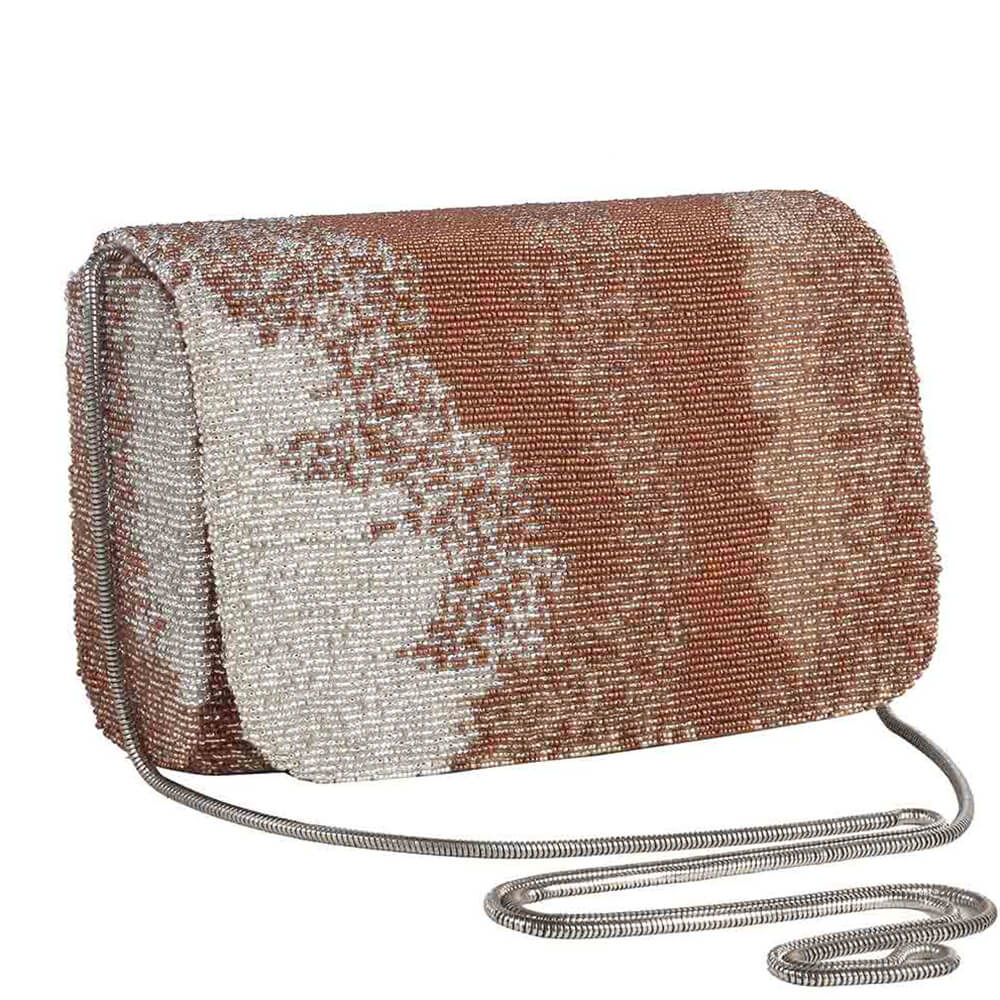 Osmetic Flapover Clutch Rose Gold