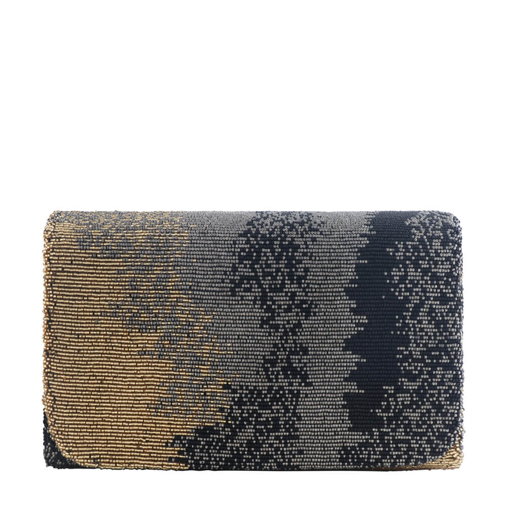 Osmetic Flapover Clutch Heritage Black