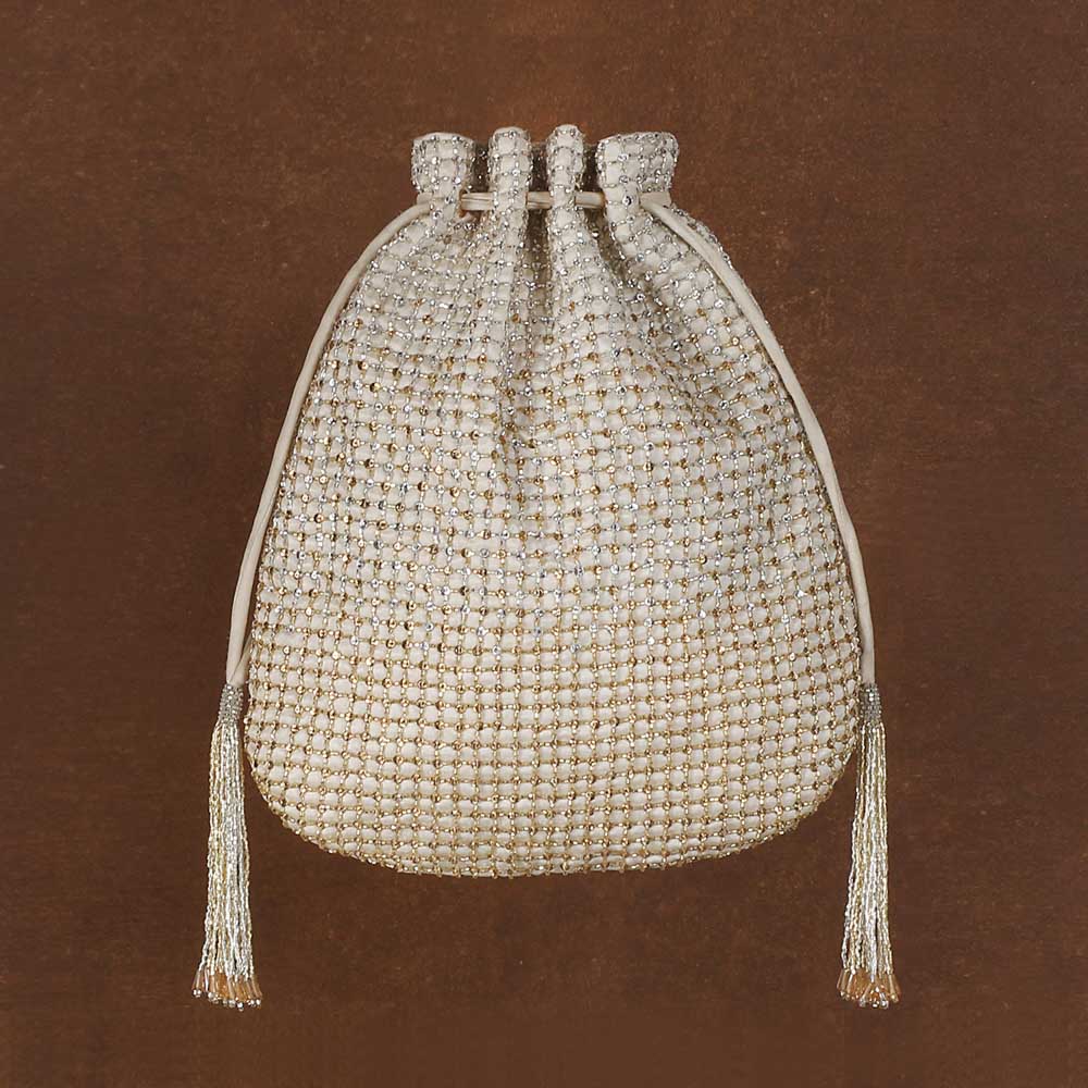 Zoya Potli Peerless Gold Lustrous Silver