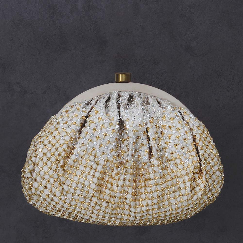 Zoya Soft Pouch Peerless Gold Lustrous Silver