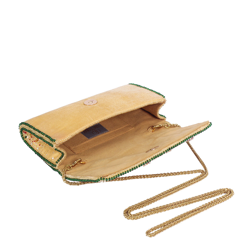 Amara Wallet Ruby Red Emerald Green MULTI With Handle