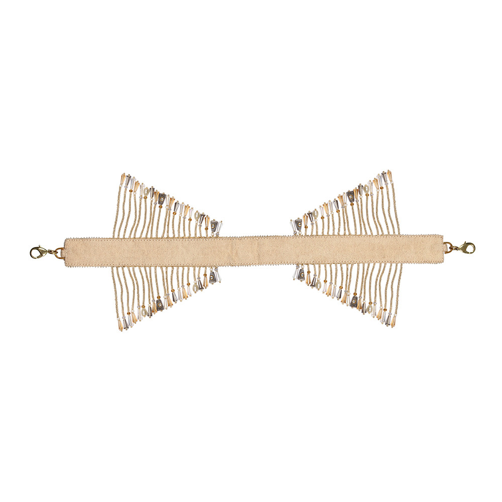 Amara Handle Peerless Gold Lustrous Silver