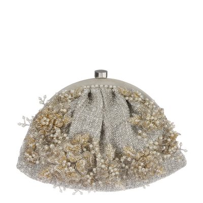 Esme Soft Pouch Lustrous Silver