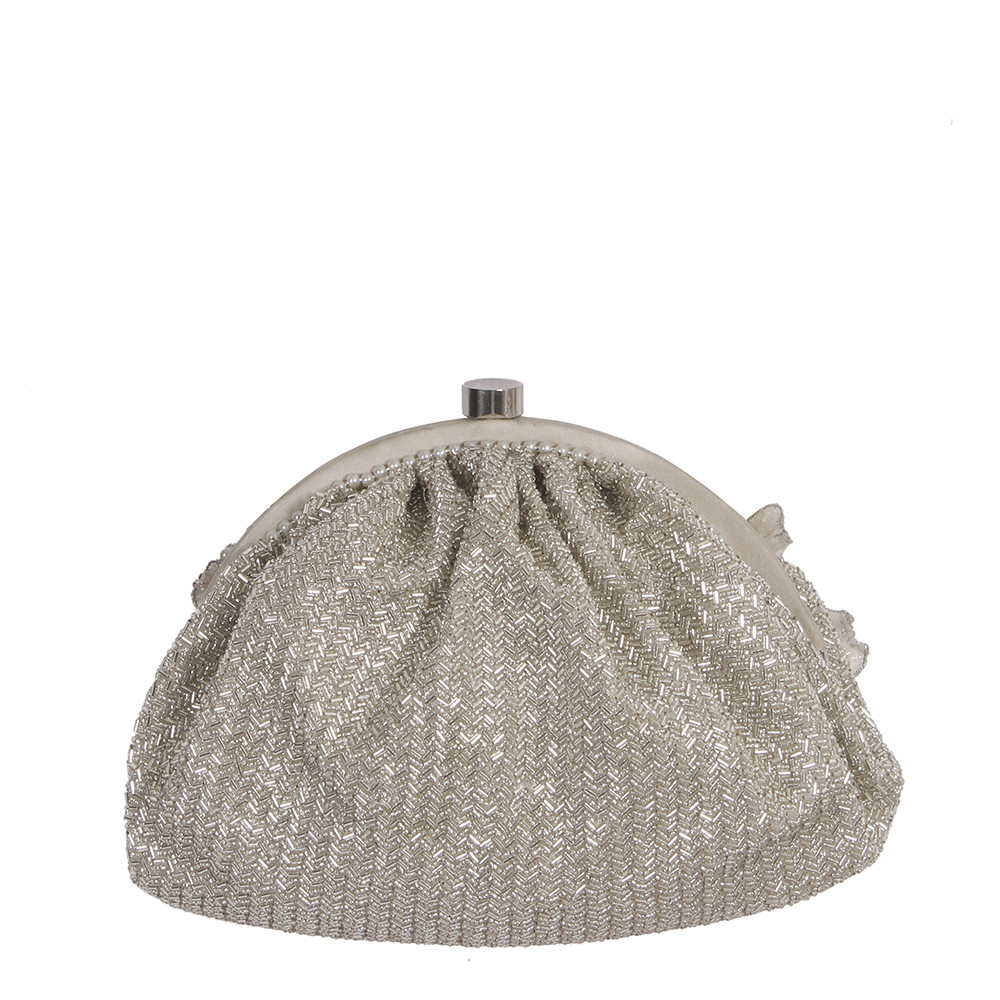 Esme Soft Pouch Lustrous Silver