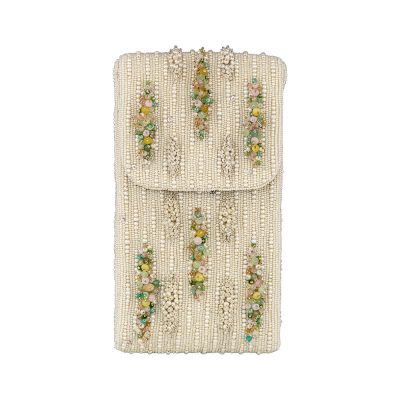 Nora Mobile Purse Pristine Ivory MULTI