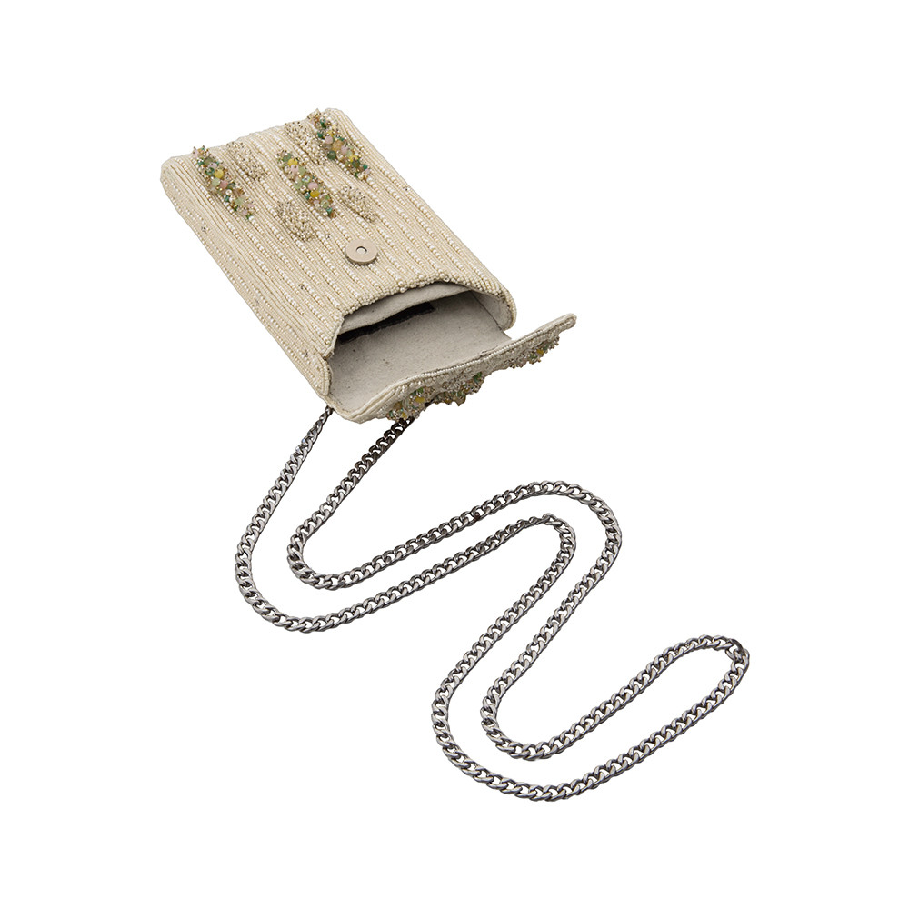 Nora Mobile Purse Pristine Ivory MULTI