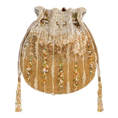 Nora Potli Peerless Gold Lustrous Silver MULTI