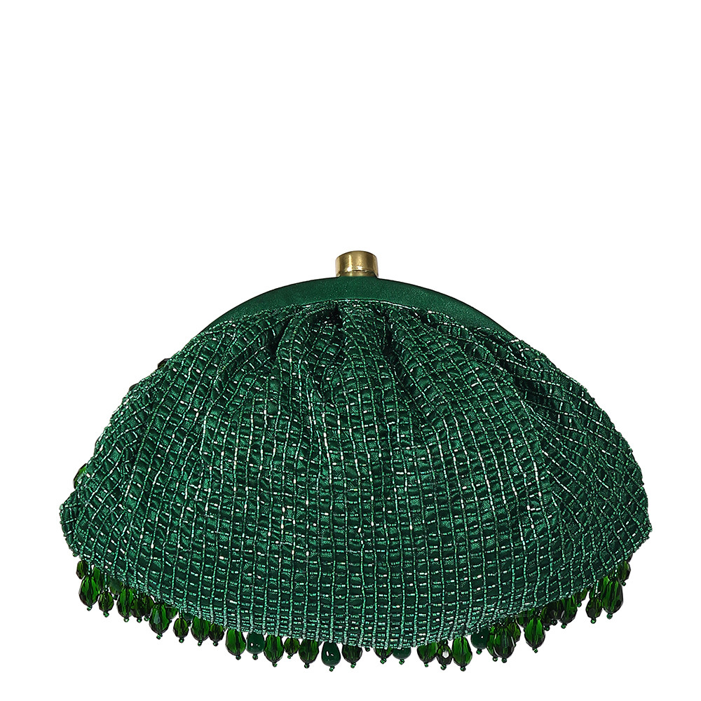 Opal Soft Pouch Emerald Green