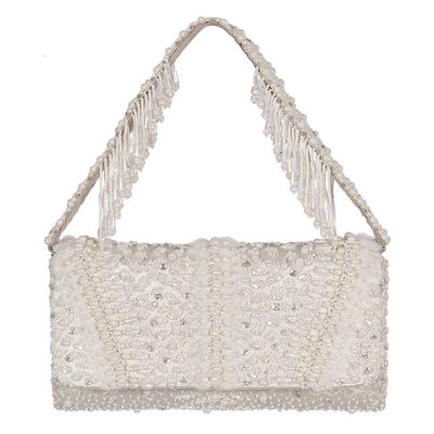 Veira Wallet Pristine Ivory With Handle