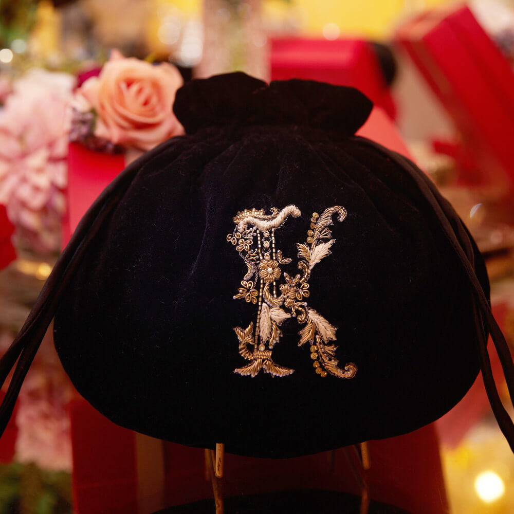 Dilara Potli Heritage Black