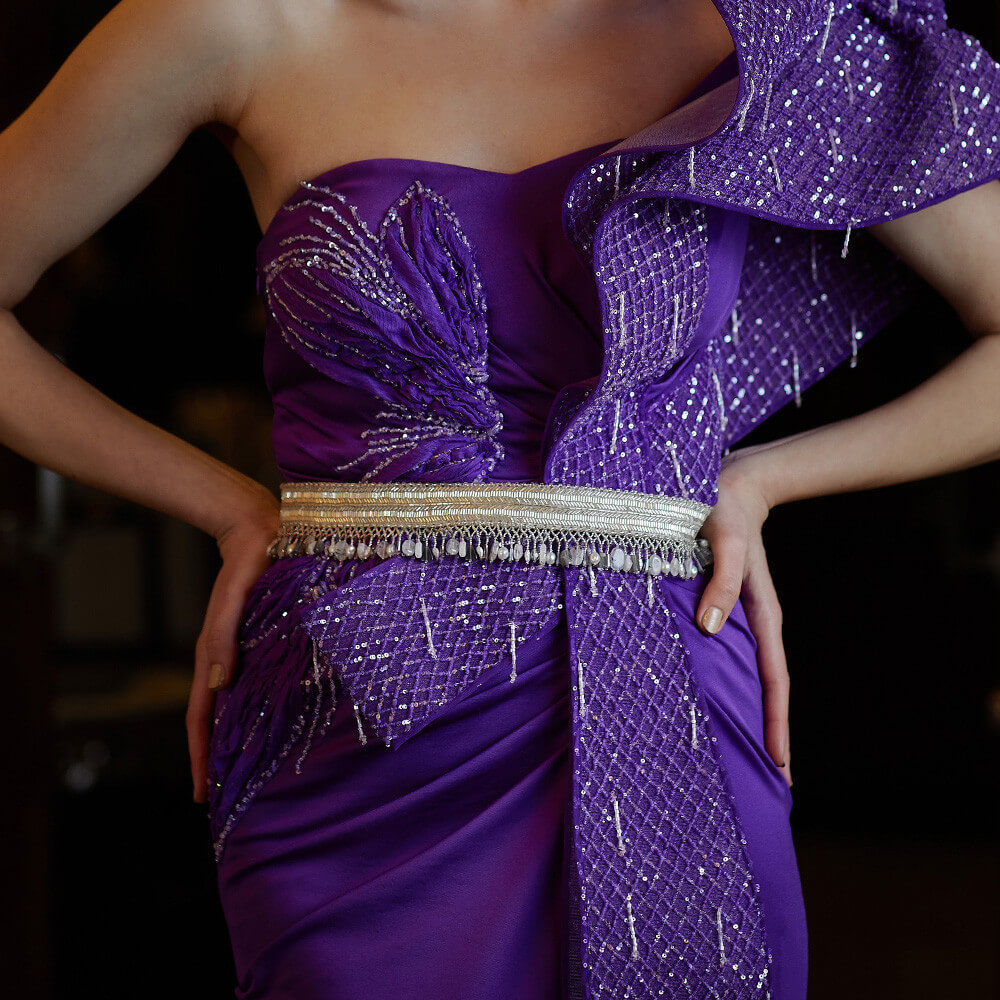 Noori Belt Lustrous Silver