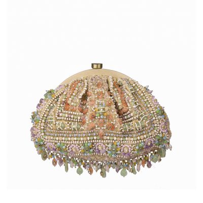 Amara Soft Pouch Amethyst Lavender Multi