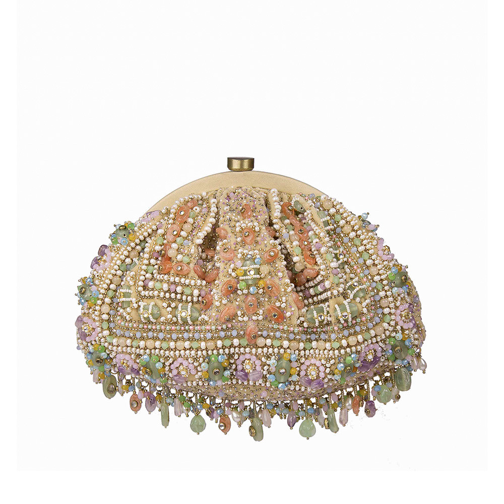 Amara Soft Pouch Amethyst Lavender Multi