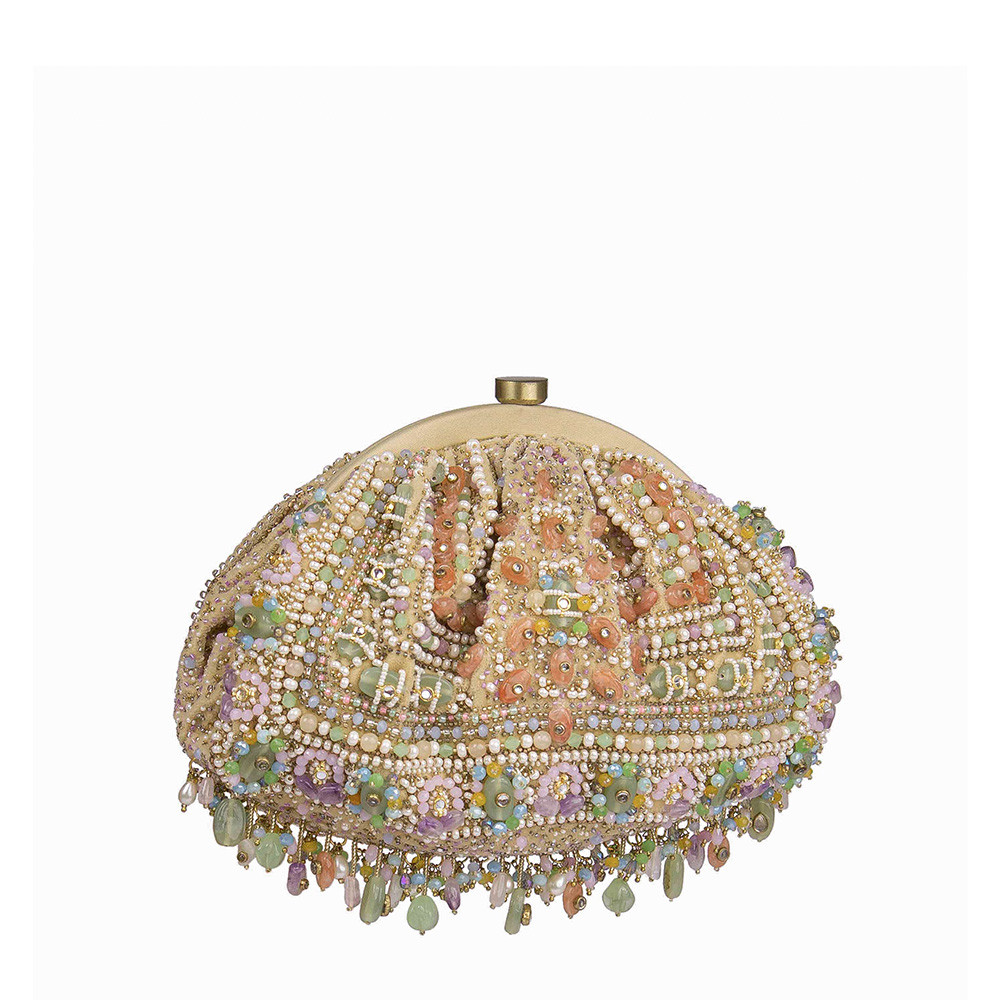 Amara Soft Pouch Amethyst Lavender Multi