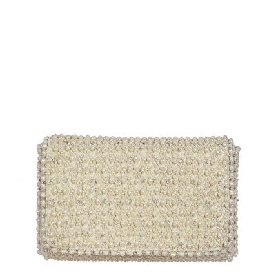 Joel Flapover Clutch Pristine Ivory