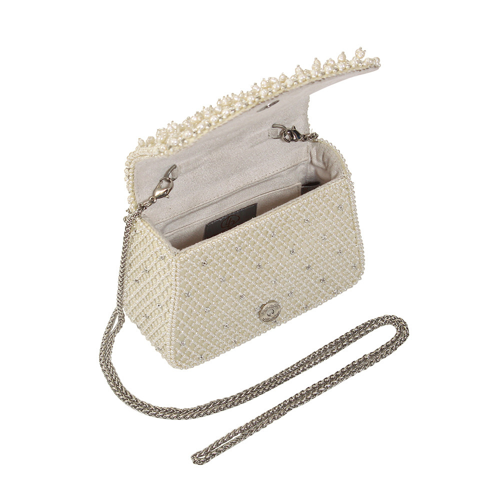 Joel Mini Trapezium Pristine Ivory With Bangle Handle