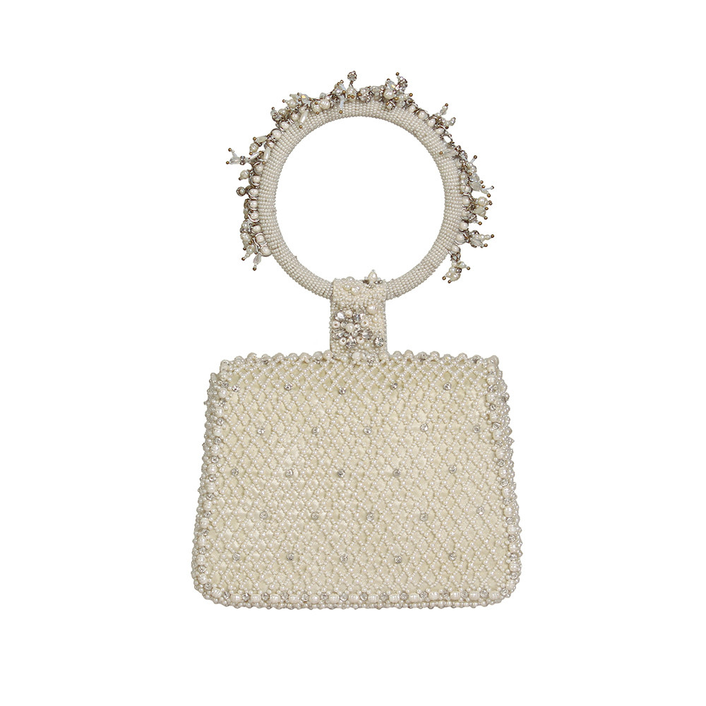 Joel Mini Trapezium Pristine Ivory With Bangle Handle