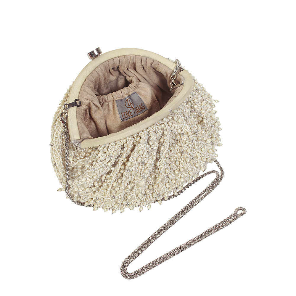 Joel Soft Pouch Pristine Ivory