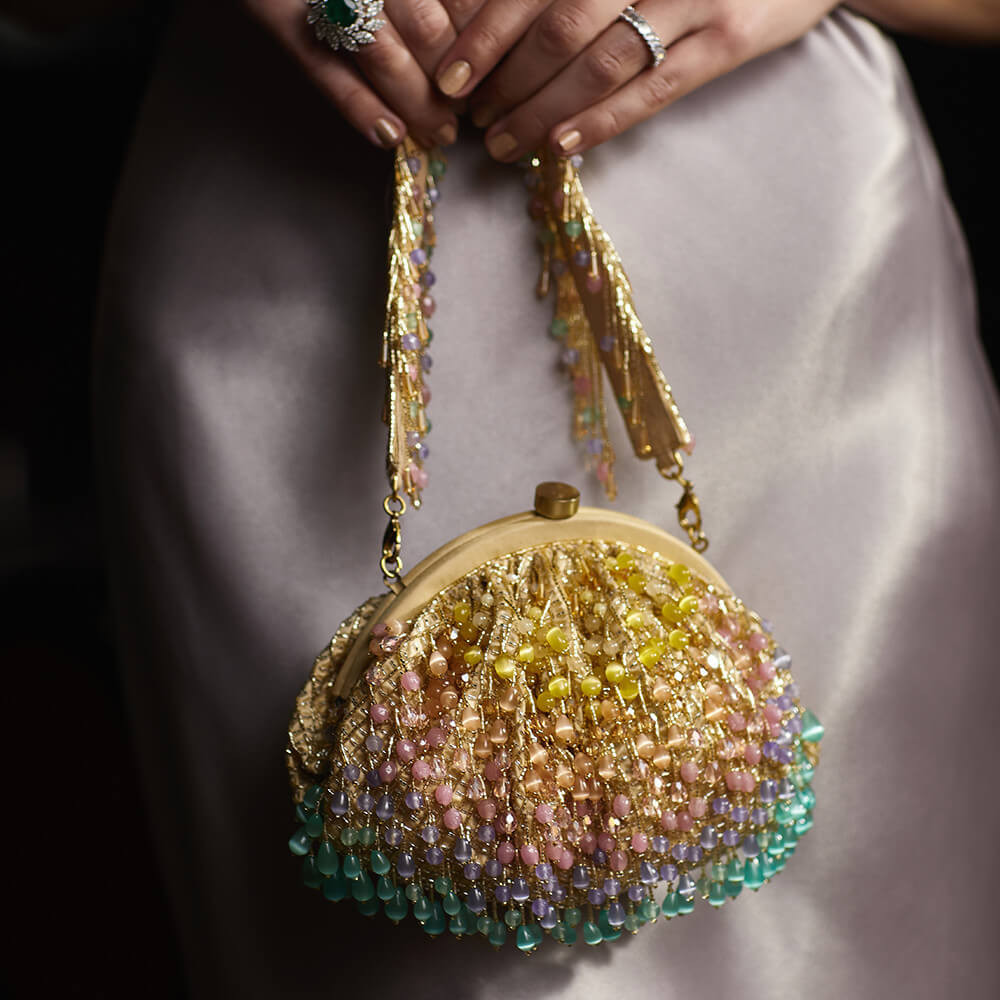 Opal Soft Pouch Sublime Pastel MULTI with Handle