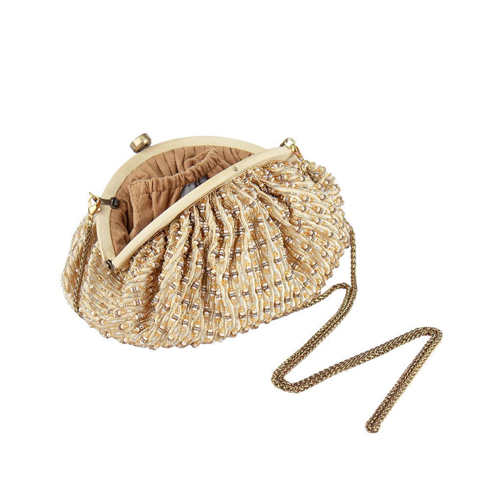 Zesha Soft Pouch Peerless Gold Lustrous Silver