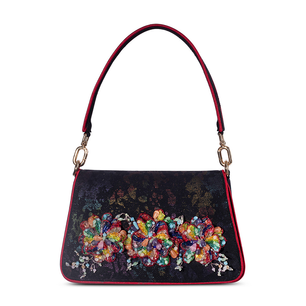 Fiona Medium Trapezium with Handle Bag Heritage Black