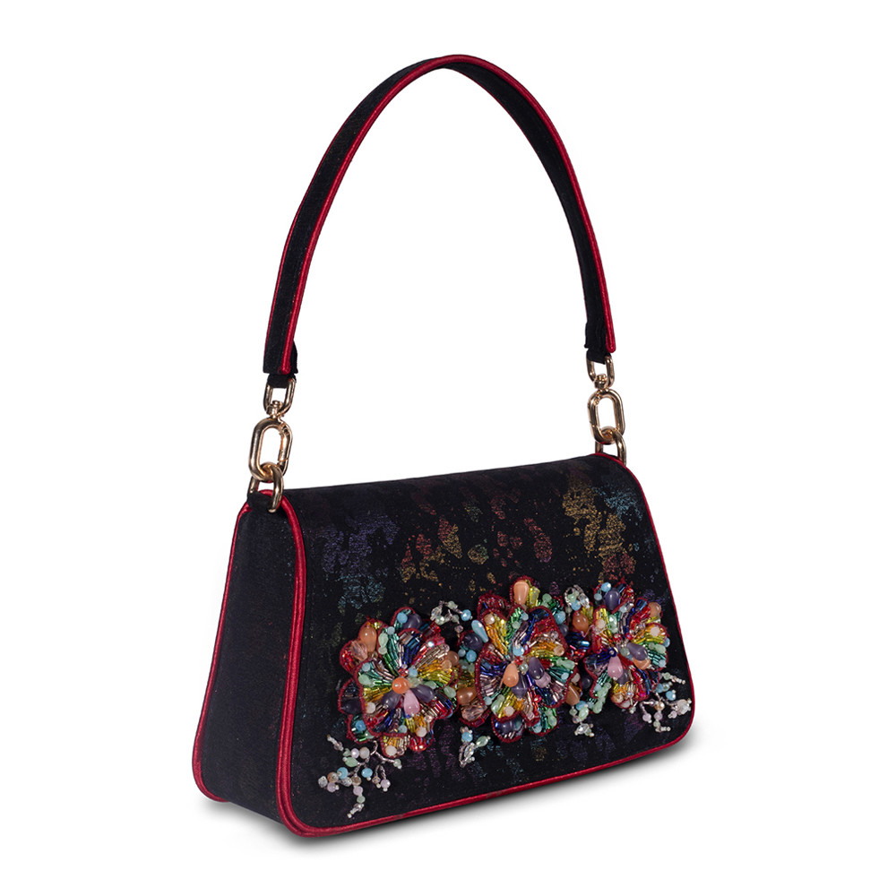 Fiona Medium Trapezium with Handle Bag Heritage Black